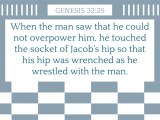 Genesis 32:25